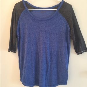 NWOT! 3/4 length sleeve baseball tee
